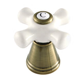 Porcelain Cross Handle (Cold Side)