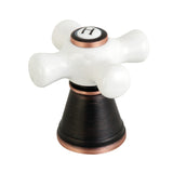 Porcelain Cross Handle (Hot Side)