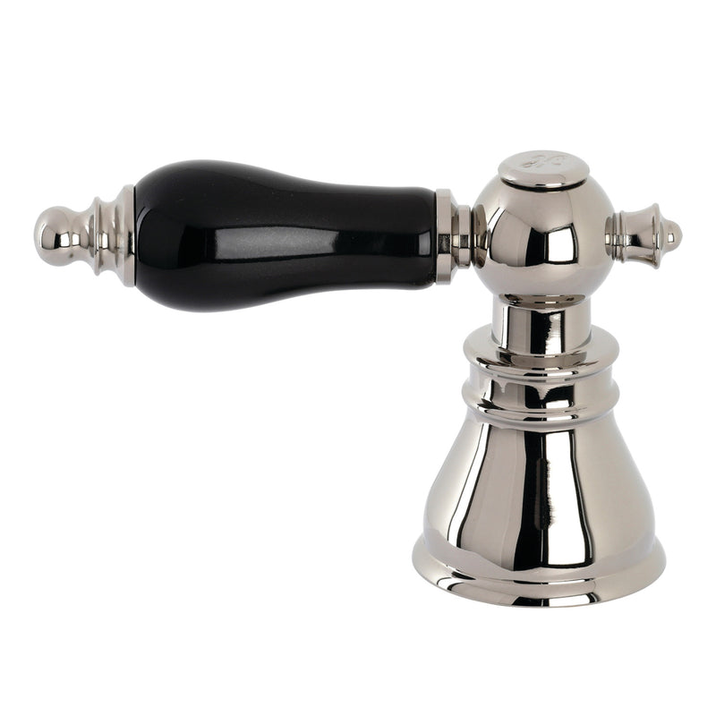 Black Porcelain Lever Handle (Hot Side)