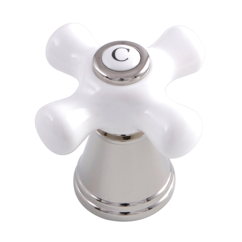 Porcelain Cross Handle (Cold Side)