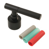 Kaiser Brass Lever Handle with Neoprene Sleeve