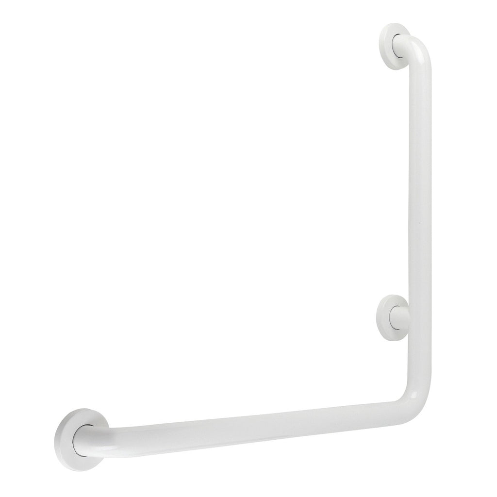 Made To Match 24-Inch X 24-Inch L-Shaped Grab Bar, 1-1/2 Inch O.D, Left Hand