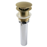 Trimscape Brass Pop Up Drain for Cast Iron Utility Sink