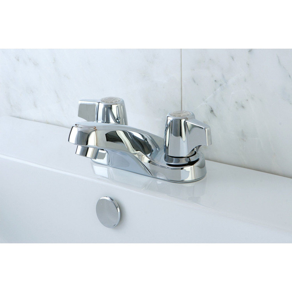Americana Two-Handle 2-Hole Deck Mount 4" Centerset Bathroom Faucet