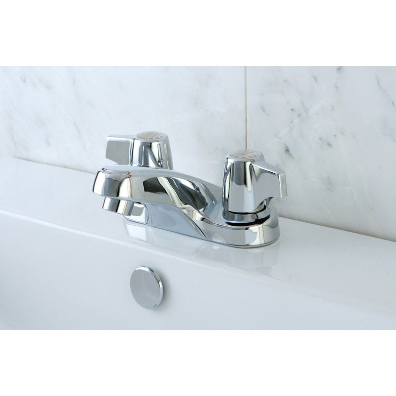 Americana Double-Handle 3-Hole Deck Mount 4-Inch Centerset Bathroom Faucet