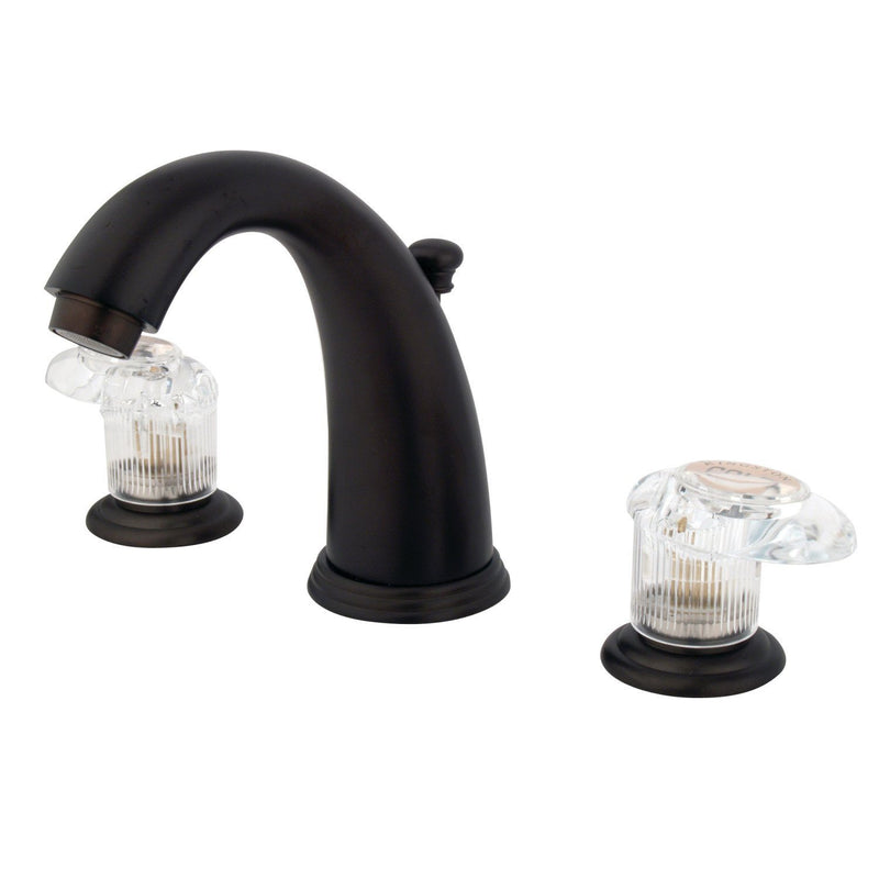 Victorian Two-Handle 3-Hole Deck Mount Widespread Bathroom Faucet with Pop-Up Drain