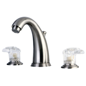 Victorian Two-Handle 3-Hole Deck Mount Widespread Bathroom Faucet with Pop-Up Drain