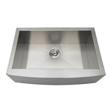 Uptowne 30-Inch Stainless Steel Apron-Front Single Bowl Farmhouse Kitchen Sink
