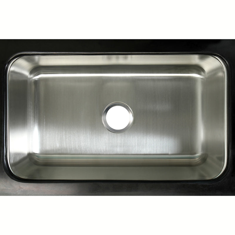Loft 30-Inch Stainless Steel Single Bowl Undermount Kitchen Sink