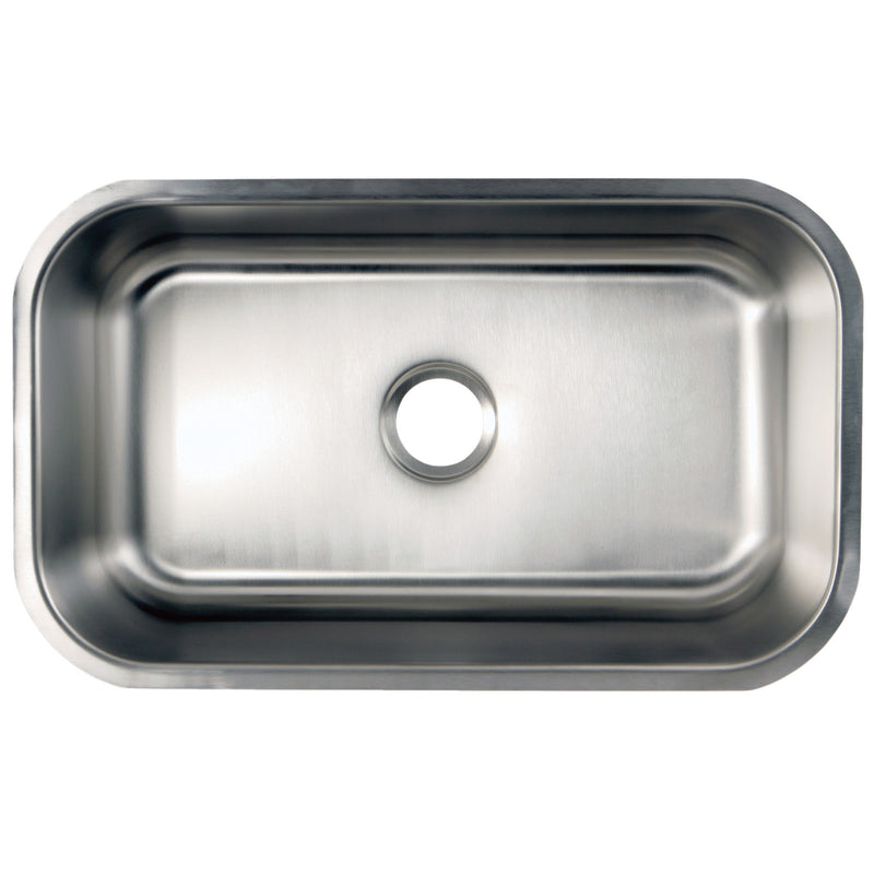 Loft 30-Inch Stainless Steel Single Bowl Undermount Kitchen Sink