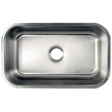 Loft 30-Inch Stainless Steel Undermount Single Bowl Kitchen Sink