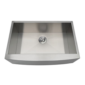 Uptowne 30-Inch Stainless Steel Apron-Front Single Bowl Farmhouse Kitchen Sink