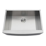 Uptowne 30-Inch Stainless Steel Apron-Front Single Bowl Farmhouse Kitchen Sink