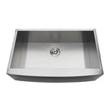 Uptowne 33-Inch Stainless Steel Apron-Front Single Bowl Farmhouse Kitchen Sink