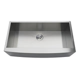Uptowne 36-Inch Stainless Steel Apron-Front Single Bowl Farmhouse Kitchen Sink
