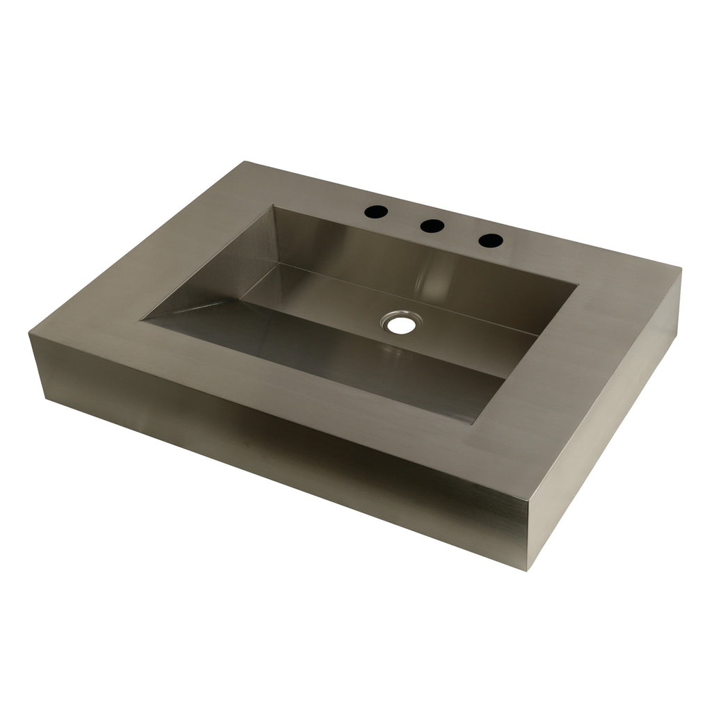 Kingston Commercial 31-Inch Stainless Steel Console Sink Top