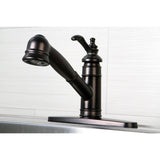 Templeton Single-Handle 1-or-3 Hole Deck Mount Pull-Out Sprayer Kitchen Faucet