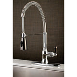 Kaiser Single-Handle 1-or-3 Hole Deck Mount Pre-Rinse Kitchen Faucet