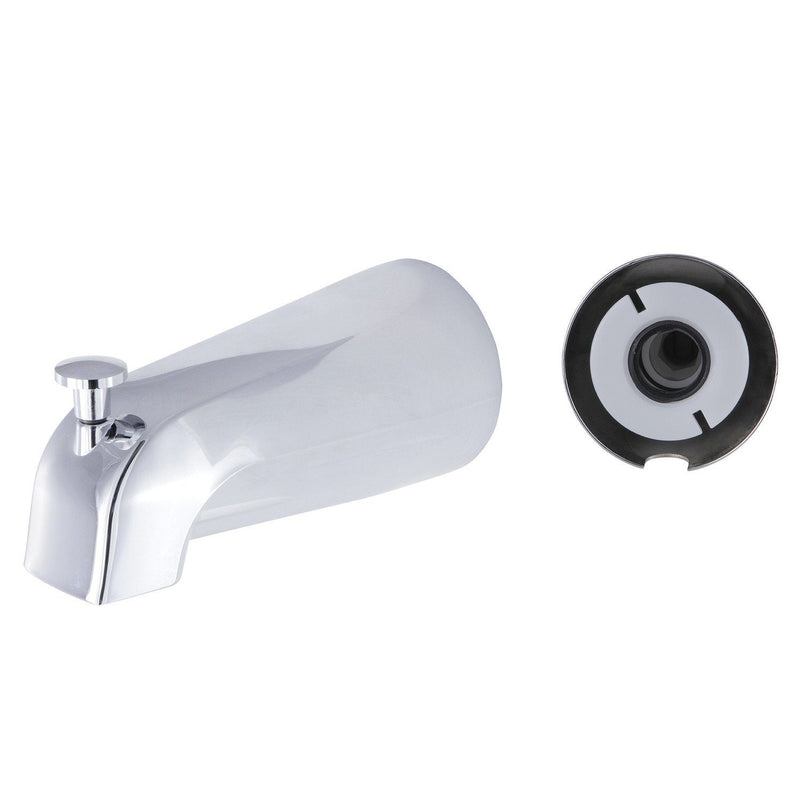 Shower Scape 5-1/4 Inch Zinc Tub Faucet Spout with Diverter