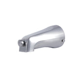 Shower Scape 5-3/16 Inch Zinc Tub Faucet Spout with Diverter, 1/2 Inch CTS