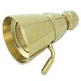 Shower Scape 2-1/4 Inch Brass Adjustable Shower Head