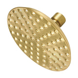 Victorian 5-1/4-Inch Round Raindrop Brass Shower Head