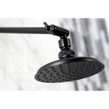 Victorian 5-1/4-Inch Round Raindrop Brass Shower Head with 10-Inch High-Low Shower Arm