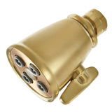 Victorian 2-5/16-Inch Round Adjustable Jet Spray Brass Shower Head