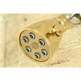Victorian 2-15/16-Inch Round Adjustable Jet Spray Brass Shower Head