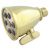 Victorian 2-15/16-Inch Round Adjustable Jet Spray Brass Shower Head