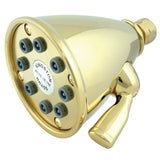 Victorian 3-5/8-Inch Round Adjustable Jet Spray Brass Shower Head