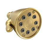 Victorian 3-5/8-Inch Round Adjustable Jet Spray Brass Shower Head