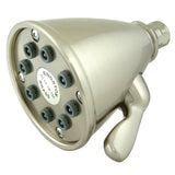 Victorian 3-5/8-Inch Round Adjustable Jet Spray Brass Shower Head