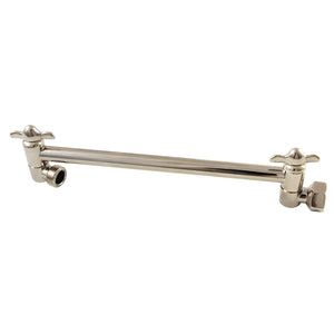 Plumbing Parts 10-Inch Adjustable High-Low Shower Arm