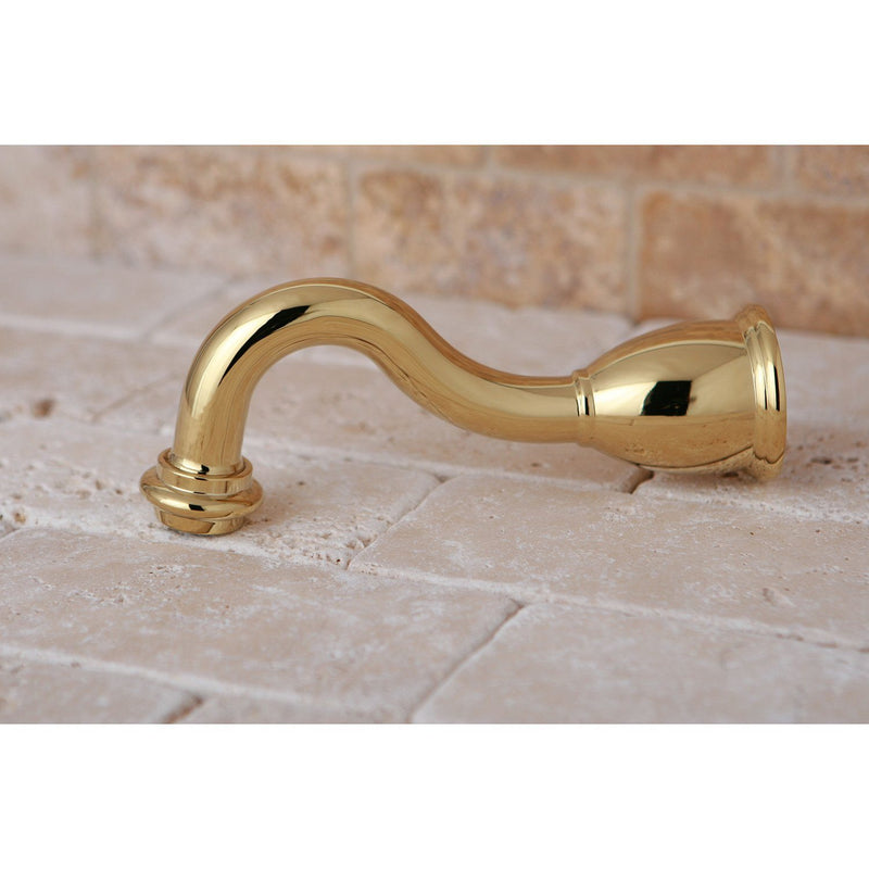 Heritage 6-1/4 Inch Brass Tub Faucet Spout