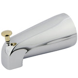 Made To Match 5-5/16 Inch Zinc Tub Faucet Spout with Diverter