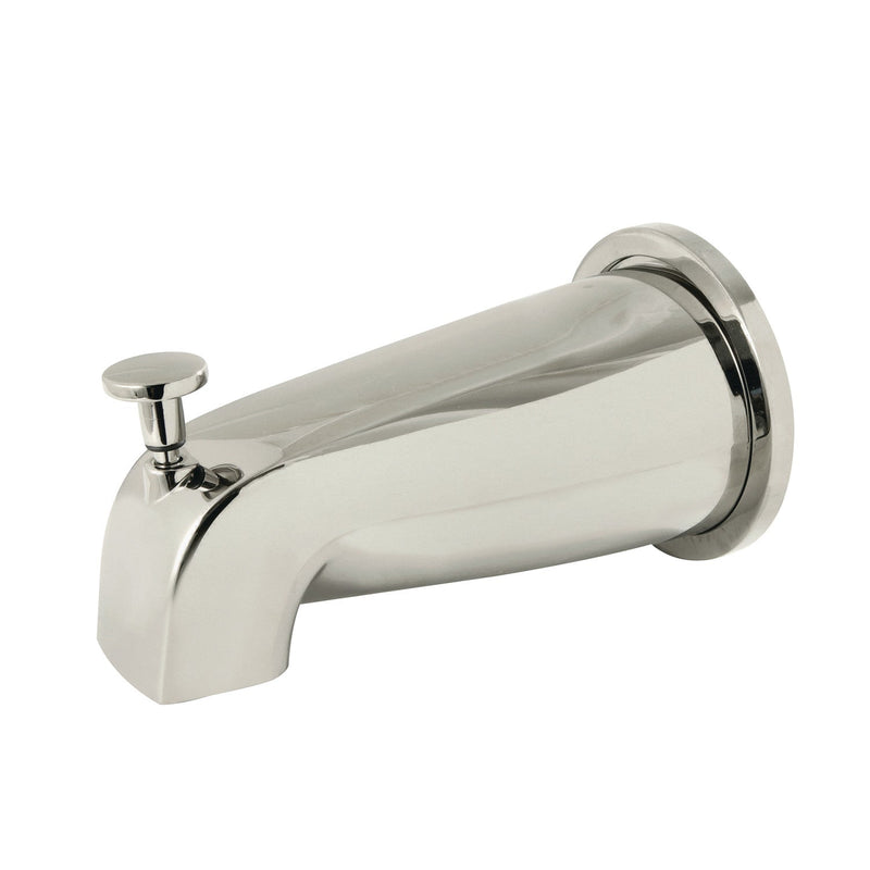 Made To Match 5-1/2 Inch Zinc Tub Faucet Spout with Diverter and Flange