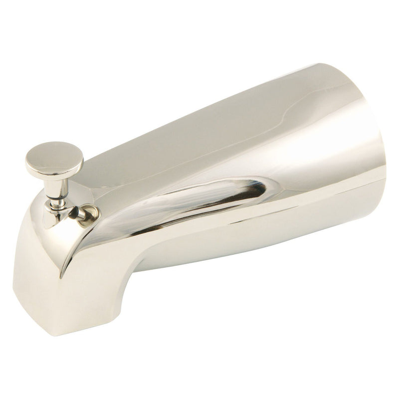 Made To Match 5-5/16 Inch Zinc Tub Faucet Spout with Diverter