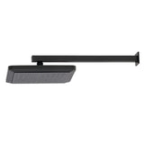 Shower Scape 9-5/8-Inch Square Raindrop ABS Shower Head with 15-3/4-Inch Shower Arm