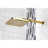 Shower Scape 9-5/8-Inch Square Raindrop ABS Shower Head with 15-3/4-Inch Shower Arm