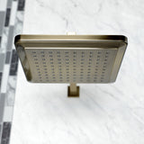 Shower Scape 9-5/8-Inch Square Raindrop ABS Shower Head with 15-3/4-Inch Shower Arm