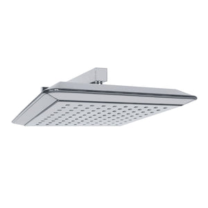 Claremont 9-5/8 Inch Square Raindrop ABS Shower Head with 15-3/4 Inch Shower Arm
