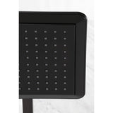Claremont 9-5/8 Inch Square Raindrop ABS Shower Head with 15-3/4 Inch Shower Arm