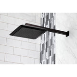 Claremont 9-5/8 Inch Square Raindrop ABS Shower Head with 15-3/4 Inch Shower Arm