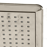 Claremont 9-5/8 Inch Square Raindrop ABS Shower Head with 15-3/4 Inch Shower Arm