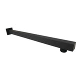 Claremont 15-3/4 Inch Rain Drop Square Shower Arm with Square Flange