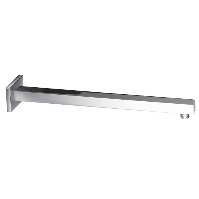 Claremont 15-3/4 Inch Rain Drop Square Shower Arm with Square Flange