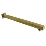 Claremont 15-3/4 Inch Rain Drop Square Shower Arm with Square Flange