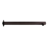 Claremont 15-3/4 Inch Rain Drop Square Shower Arm with Square Flange