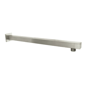 Claremont 15-3/4 Inch Rain Drop Square Shower Arm with Square Flange